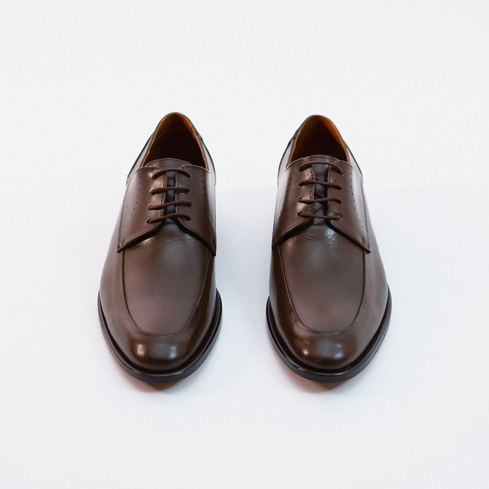 Sapato Social Derby em Couro Moss
