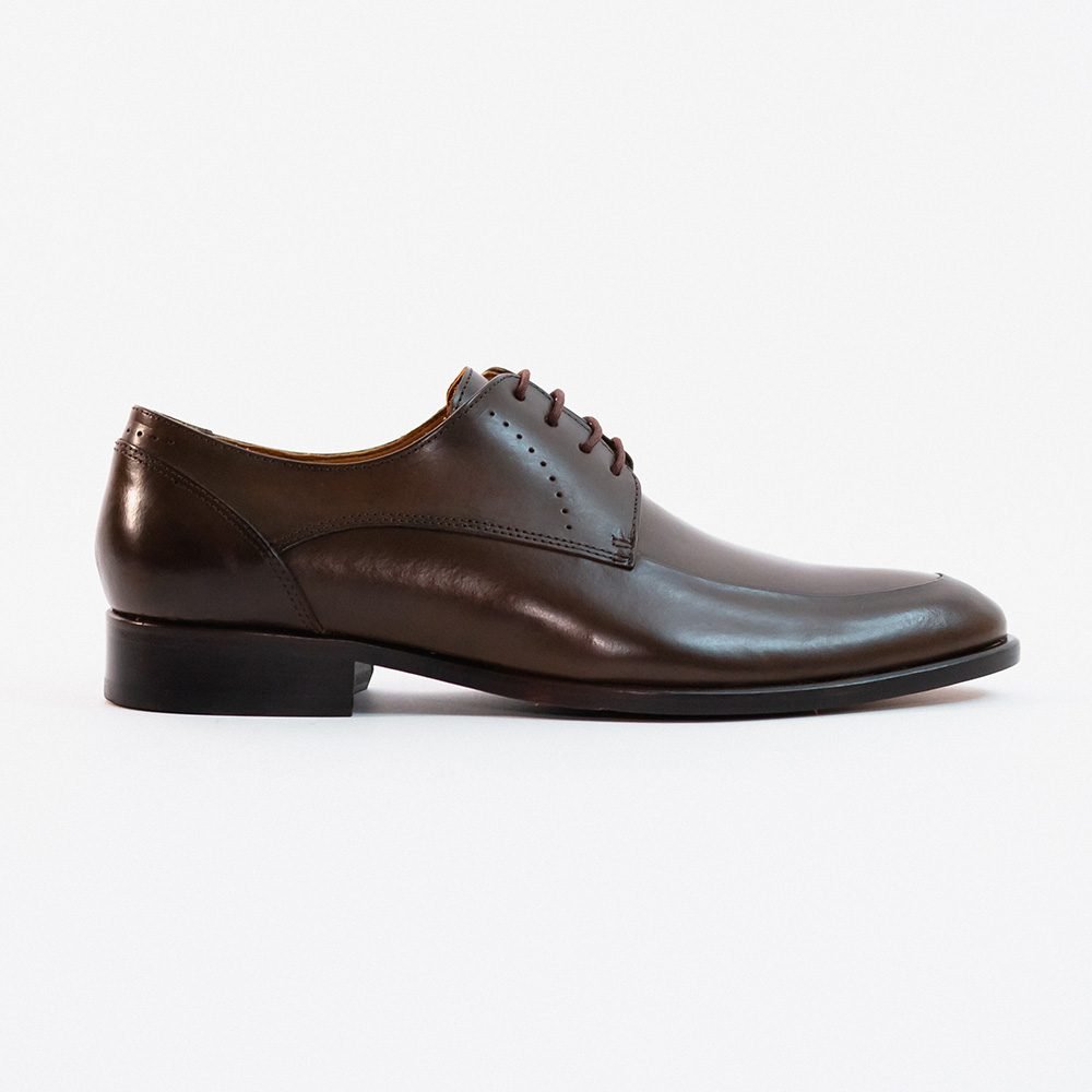 Sapato Social Derby em Couro Moss