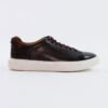 Tenis Sneaker Cabernet em Couro Marrom - Thumbnail Image 1